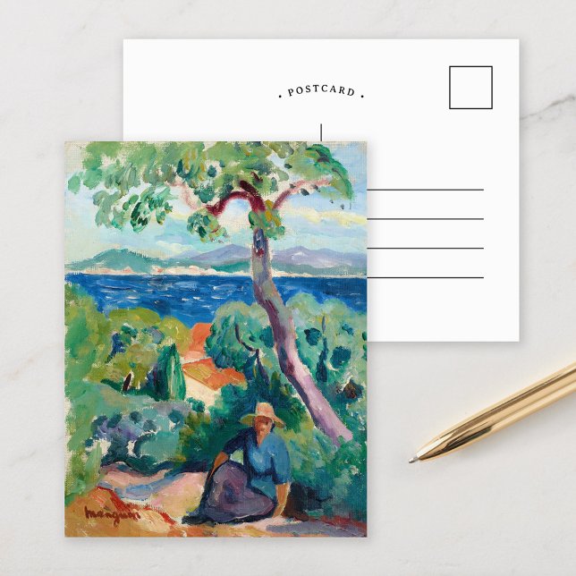 Carte Postale Le chemin derrière la débauche | Henri Manguin (Créateur téléchargé)
