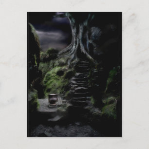 Carte Postale le chemin du pays des merveilles