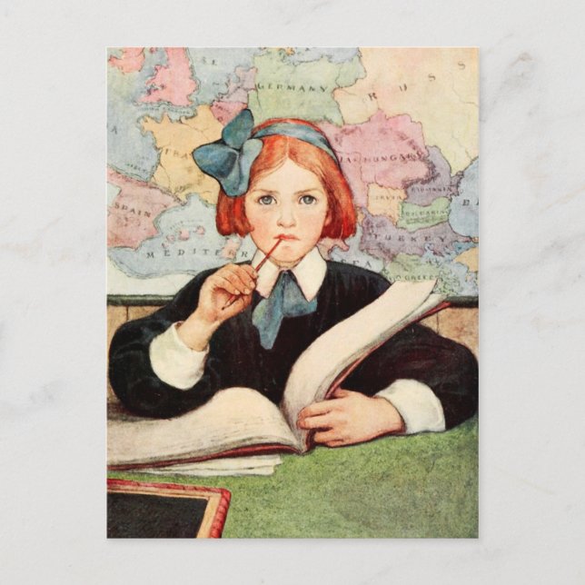 Carte Postale Le chercheur (Devant)