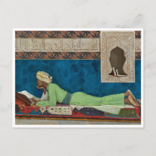 Carte Postale Le chercheur par Osman Hamdi Bey