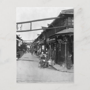 Carte Postale Le Chinatown à Shanghai, fin du 19e siècle