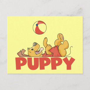 Carte Postale Le chiot joue des T-shirts et des cadeaux