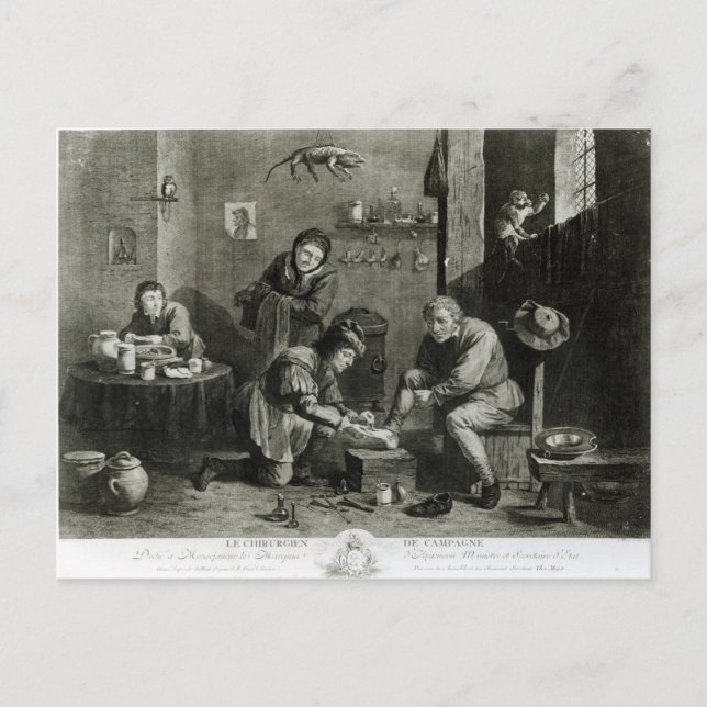 Carte Postale Le chirurgien du pays (Devant)