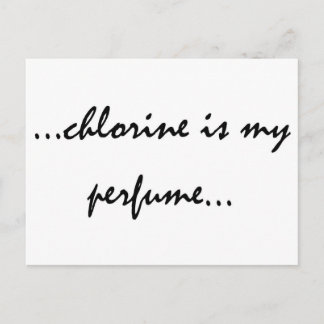 Carte Postale Le chlore est mon parfum