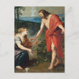 Carte Postale Le Christ apparaît à Marie-Madeleine par Rubens