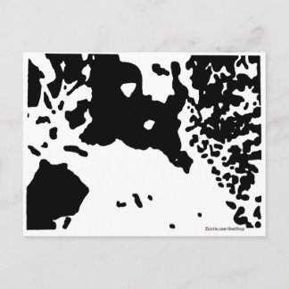 Carte Postale Le Christ dans la neige