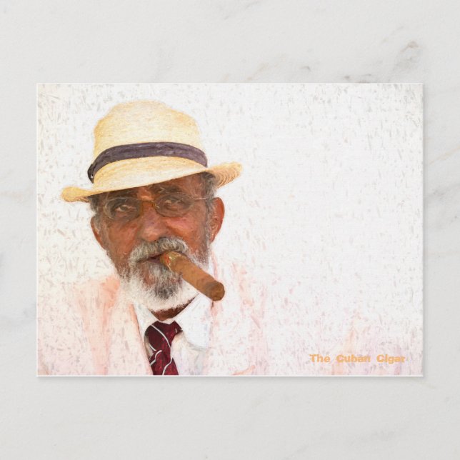 Carte Postale Le Cigar cubain, Trinidad, Cuba (Devant)