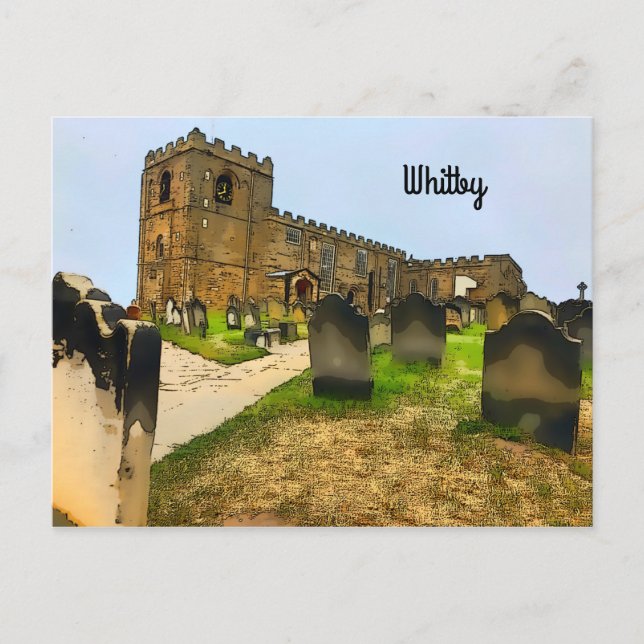 Carte Postale Le cimetière Whitby St Mary’s Church (Devant)