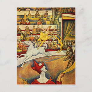Carte Postale Le Cirque ( Le Cirque ) de Georges Seurat