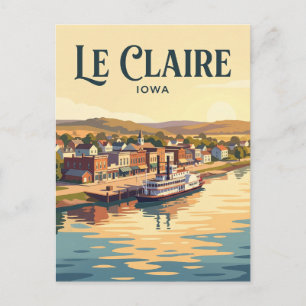 Carte Postale Le Claire États-Unis