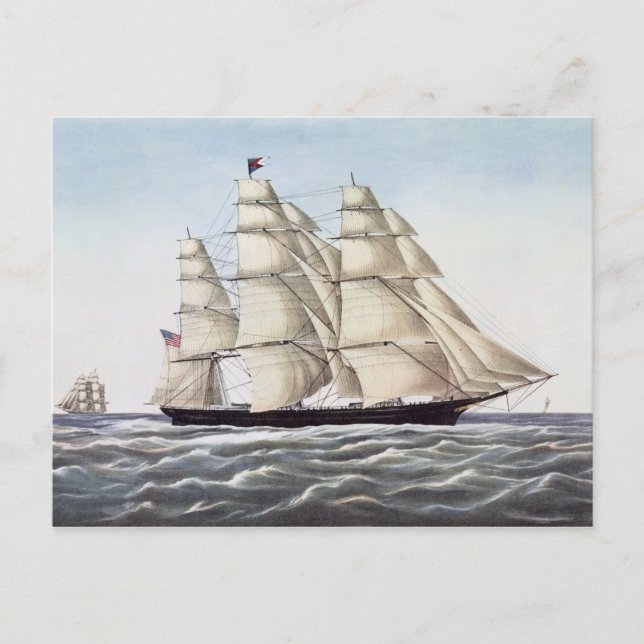 Carte Postale Le Clipper Ship "Flying Cloud" (Devant)