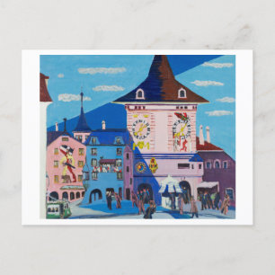 Carte Postale Le clocher de Berne par Kirchner Painting