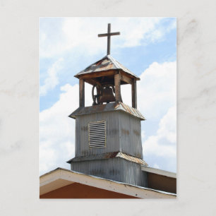 Carte Postale Le clocher de l'église à Truchas, Nouveau-Mexique