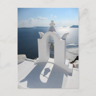 Carte Postale Le clocher de Santorin Casting Shadow