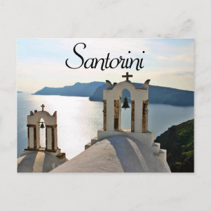 Carte Postale Le clocher de Santorin Grèce