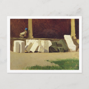 Carte Postale Le Cloître (huile sur toile)