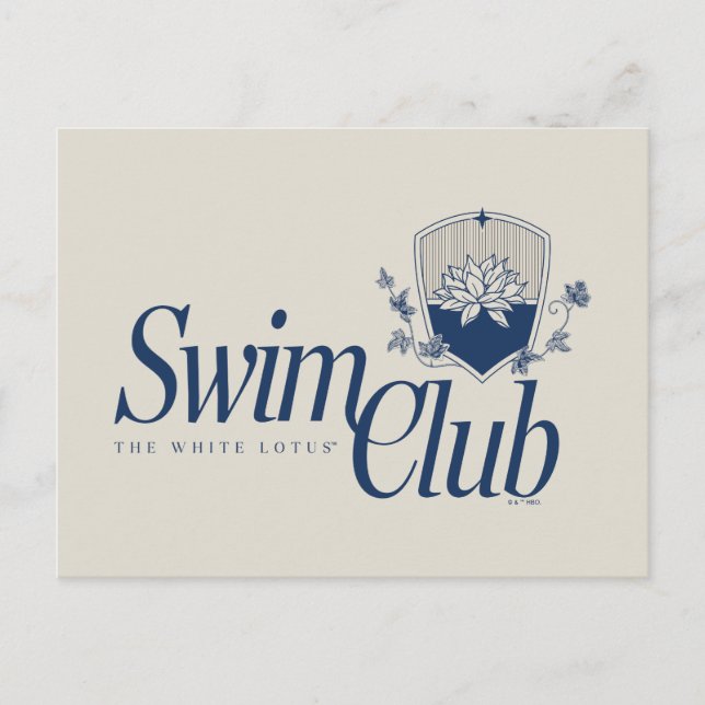 Carte Postale Le Club de natation White Lotus (Devant)