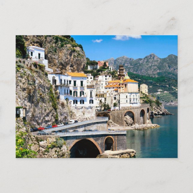 Carte Postale Le coadt d'Amalfi de l'Italie du sud (Devant)