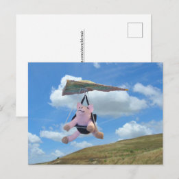 Carte postale - Le cochon volant n'est pas impossi
