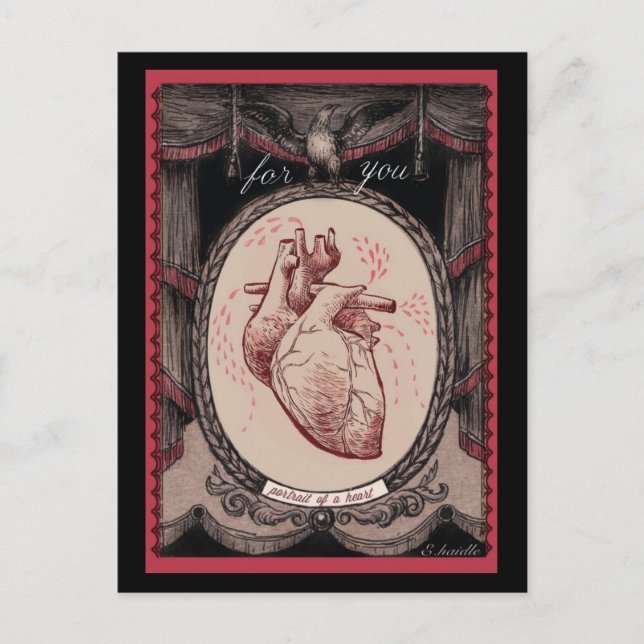 Carte Postale Le cœur d'Elizabeth Haidle : Pour toi (Devant)