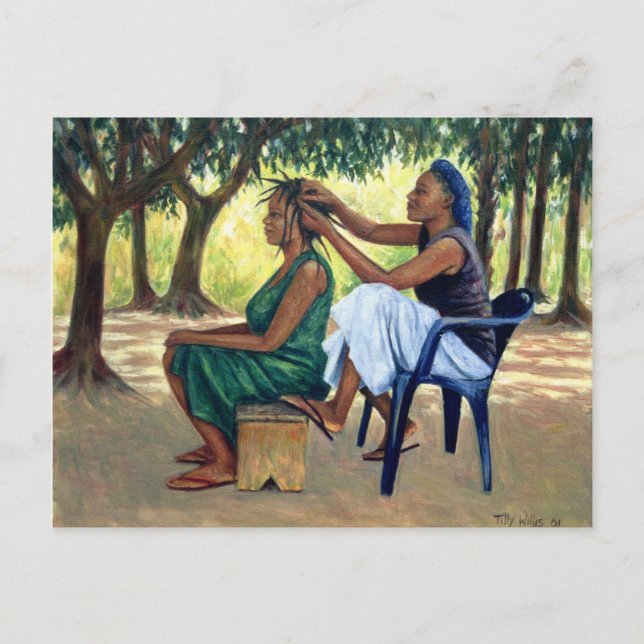 Carte Postale Le Coiffeur 2001 (Devant)