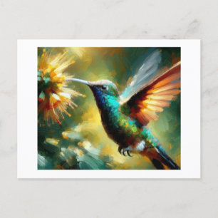 Carte Postale Le colibri,