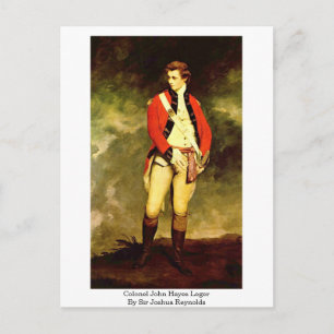 Carte Postale Le Colonel John Hayes Leger Par Sir Joshua Reynold