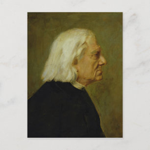 Carte Postale Le compositeur Franz Liszt, 1884