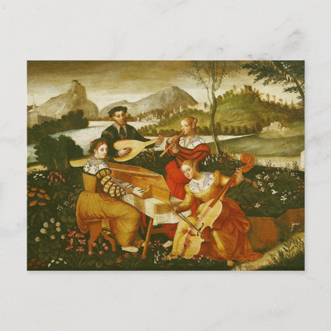 Carte Postale Le Concert Extérieur (Devant)