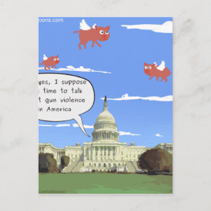 Carte Postale Le Congrès et les discussions sur la violence armé