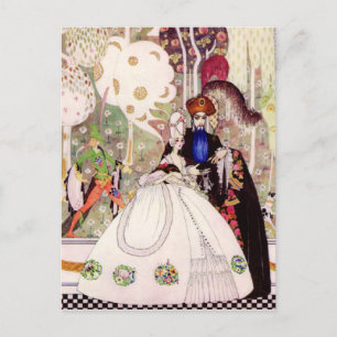 Carte Postale Le conte de fées de Kay Nielsen, la barbe bleue et