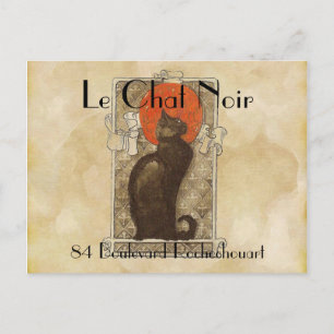 Carte Postale Le Conversation Noir