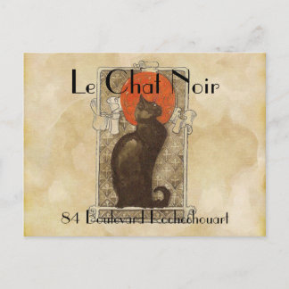 Carte Postale Le Conversation Noir