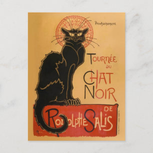 Carte Postale Le Conversation Noir