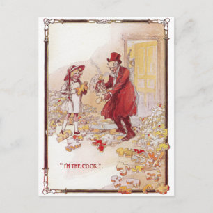 Carte Postale Le Cook est brouillé Vintage Oz