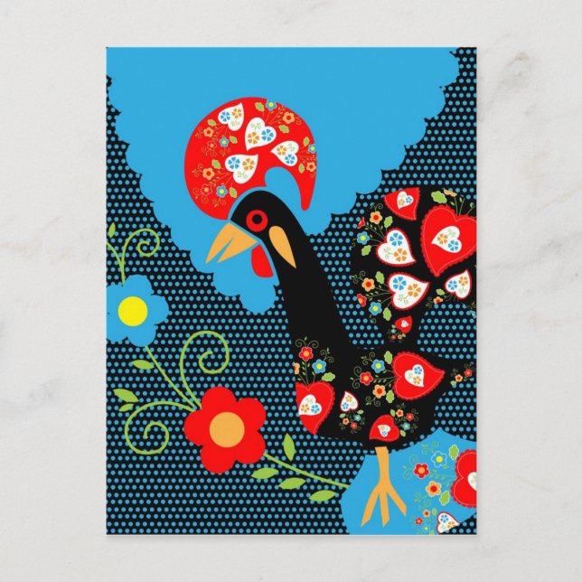 Carte Postale Le Coq du Portugal (Devant)