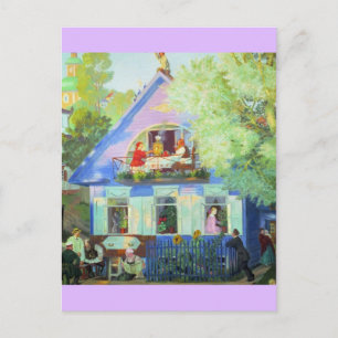 Carte Postale Le Cottage Bleu