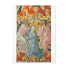 Le couronnement de la Vierge avec la Trinité, huil