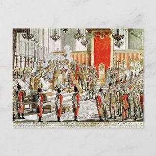 Carte Postale Le couronnement de Léopold II à Bratislava