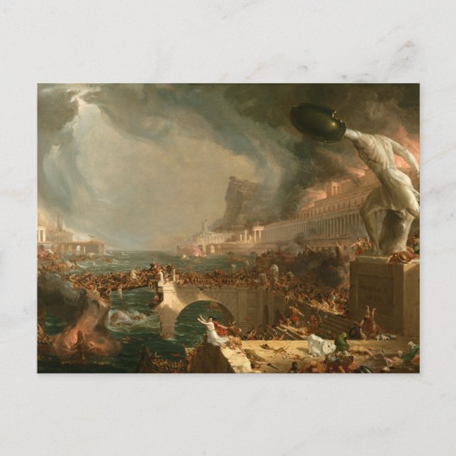 Carte postale Le cours de l'Empire Destruction Col (Devant)