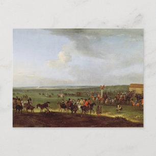 Carte Postale Le cours rond à Newmarket, Préparer pour le K