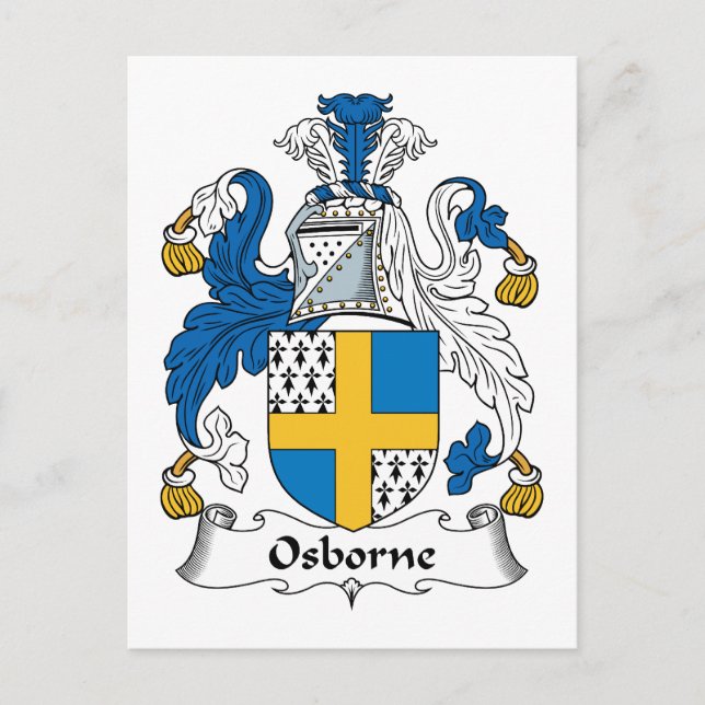 Carte Postale Le crête de famille Osborne (Devant)