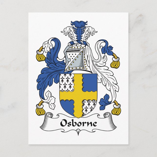 Carte Postale Le crête de famille Osborne (Devant)