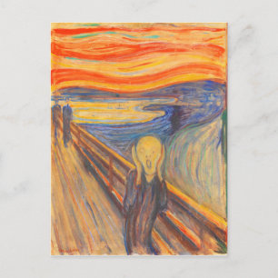 Carte Postale Le cri d'Edvard Munch