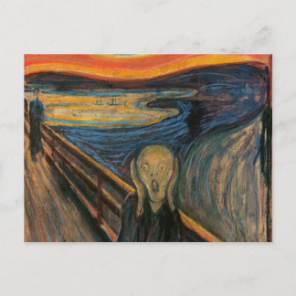 Carte Postale Le cri d'Edvard Munch