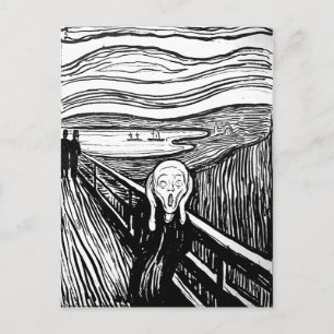 Carte Postale Le cri d'Edvard Munch