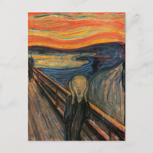 Carte Postale Le cri d'Edvard Munch Postcards (Devant)