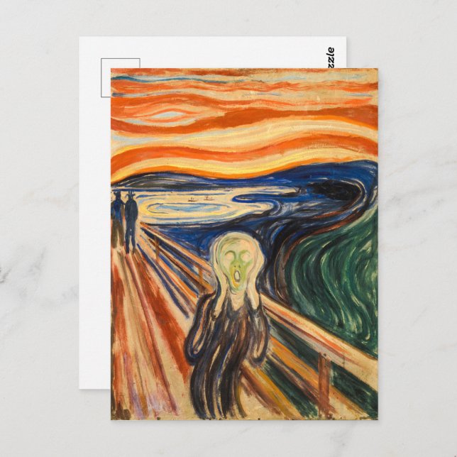 Carte Postale Le cri | Edvard Munch | (Devant / Derrière)