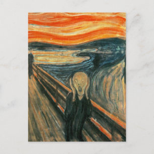 Carte Postale Le cri Edvard Munch Art Expressionniste Moderne