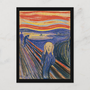 Carte Postale Le cri (pastel 1895) Haute qualité